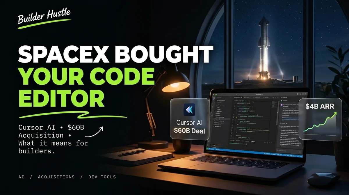 SpaceX bought Cursor AI code editor — $60B developer tooling acquisition breakdown